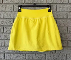 Beyond Yoga Spacedye Move It High Waist Skirt Bright Vibrant Yellow Size Small thumbnail 1