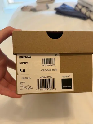 Dolce Vita Brenna heels ivory satin thumbnail 7
