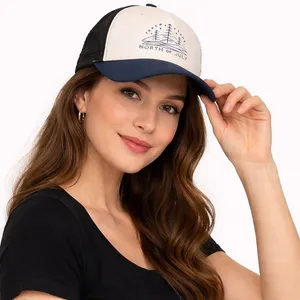 North of July Torch Lake Trucker Hat Snapback Navy thumbnail 1