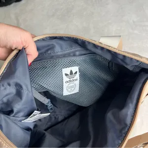 Adidas Puffer Shopper Tote in Beige and Tan thumbnail 11