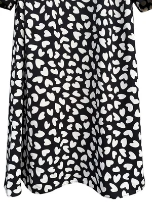 NWT Ann Taylor Heart Puff Sleeve Shift Dress Size Small thumbnail 6