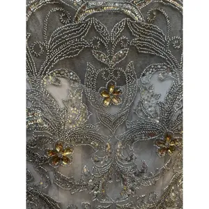Xscape Dress 5031X Size 12 Midi Dress Blue Embellished Mother Of The Bride thumbnail 4