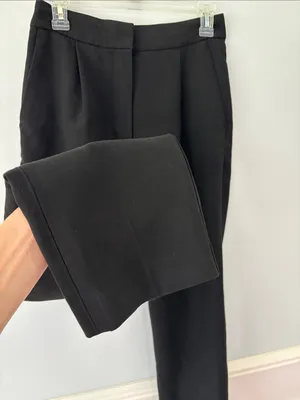 Wilfred Black Tailored Tapered Trousers Sz 4 Work Wear Career Career Minimalist thumbnail 6