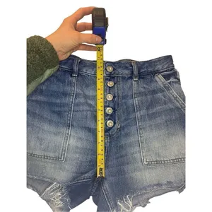 We the‎ Free button up high rise distressed hem shorts size 29 thumbnail 4