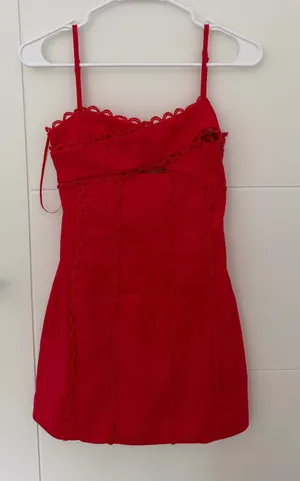Showpo Showpiece Red Mini Dress thumbnail 1