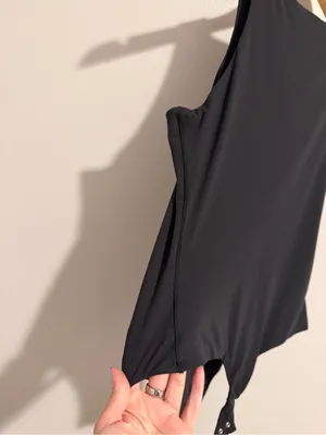 SKIMS Fits Everybody High Neck Bodysuit in Black size XL thumbnail 5
