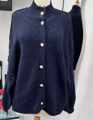 Pretty Garden Button Up Collar Cardigan Sweater thumbnail 1