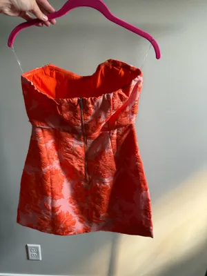 Showpo Orange Floral Mini Dress thumbnail 2