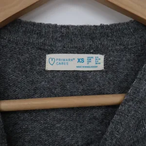 Primark Sweater Womens XS Primark Cares Grey Wool Blend Marl Relaxed Excellent thumbnail 2