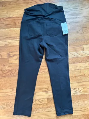 High-Waist Black Maternity Jeggings thumbnail 2