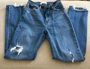 Abercrombie High-Rise Ankle Straight thumbnail 1