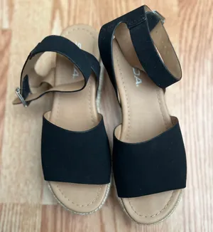 Black Espadrille Sandals thumbnail 1