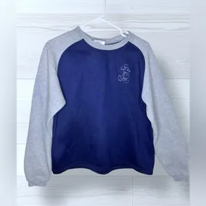 WALT DISNEY Women’s Mickey Mouse Embroidered Pullover Crewneck Sweatshirt thumbnail 2
