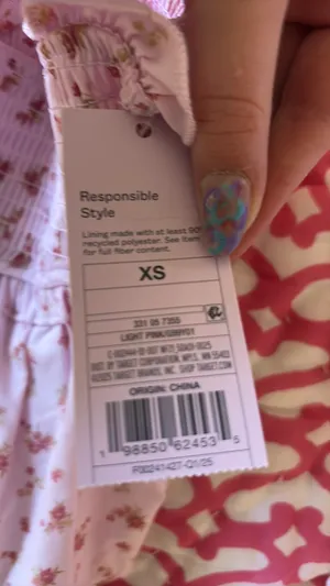 Wild Fable Never worn before target ruffle skirt with flowers on it thumbnail 5