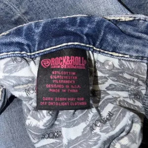 Rock and Roll Denim Cowgirl Women 26x32 distressed Mid Rise Bootcut Jeans thumbnail 5