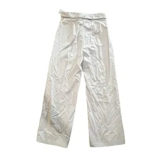SHEIN Women's‎ Light Blue Wide Leg Belted Trousers Size 8 thumbnail 3