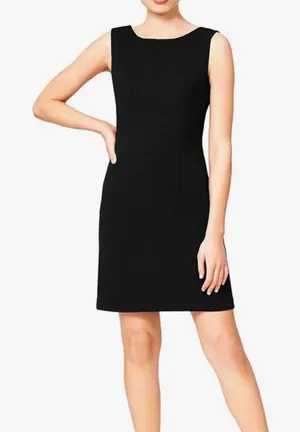 Betsey Johnson scuba Sheath Crepe‎ Dress Cross Back Sz 8 thumbnail 1