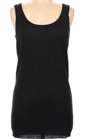 Ann Taylor size medium black sleeveless top thumbnail 1