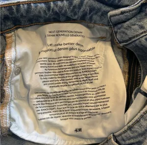 H&M Blue Flare & Wide Leg Jeans thumbnail 7