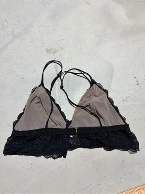 Madewell Black Lace Bralette medium thumbnail 5