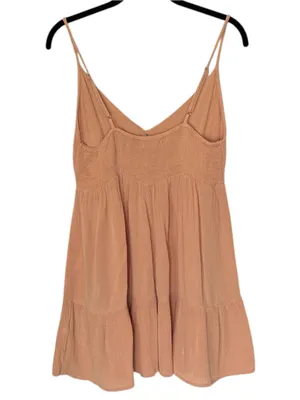 Size M Kiwi + Punch Pink Mini Spaghetti Adjustable Strap Lightweight Dress thumbnail 3
