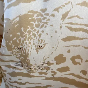 Escada Vintage Leopard Tiger Print Cream‎ Silk Blouse Top Size 36/6 Long Sleeve thumbnail 6