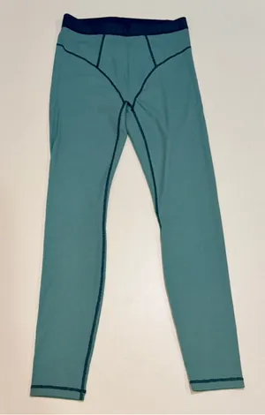 Fabletics Women’s M Waffle Leggings Teal Blue NWT b1 thumbnail 1