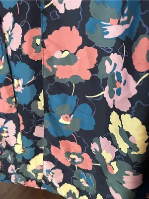Victoria’s Secret Navy Floral Kimono Size Medium / Large Oversized thumbnail 2