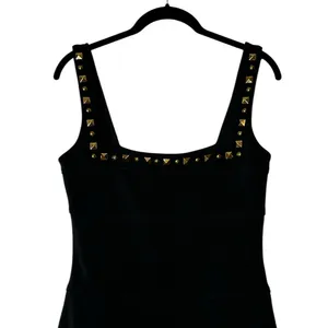 Vintage Cache Bodycon Dress Little Black Dress Cocktail Y2K Party Evening Date thumbnail 4