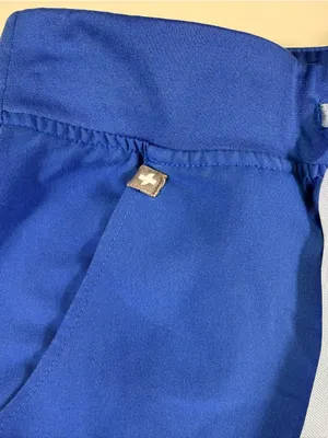 Figs Women's Technical Collection Royal Blue Joggers with Drawstring thumbnail 4
