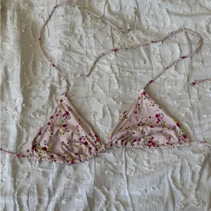Garage Pink Floral Bikini Set with Green Accents thumbnail 2