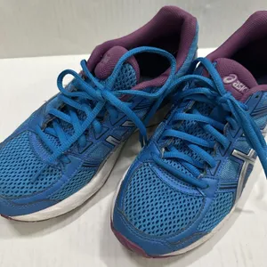 ASICS GEL-Contend 4 Shoes Womens‎ 6.5 Blue Purple Mesh Running Sneakers T767N thumbnail 8