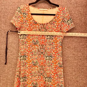 Peruvian Connection Midi Orange‎ Dress thumbnail 8
