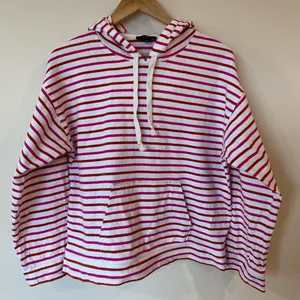 Pink and rusty red jcrew hoodie Front pocket size medium thumbnail 1