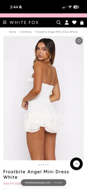 White Fox Boutique White Dress thumbnail 3
