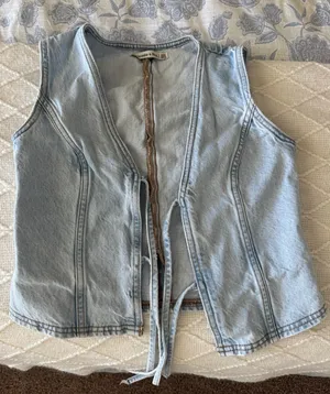 Abercrombie Denim Tie Tank Top thumbnail 5
