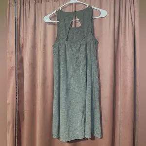 Abercrombie grey open back sleeveless dress thumbnail 2