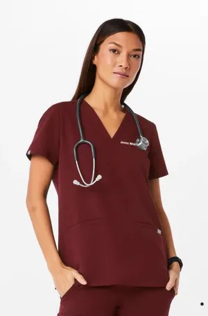 FIGS Casma Three Pocket Scrub‎ Top Small nurse hospital Workwear thumbnail 1