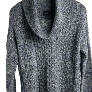 American Eagle Women's Cowl Neck Chunky Knit‎ Sweater Size L Multicolor thumbnail 10