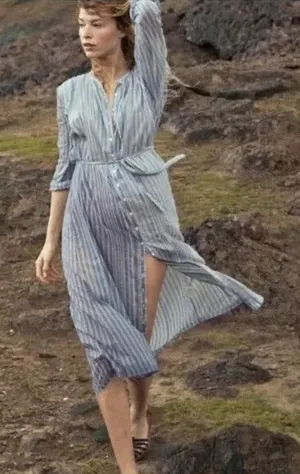 Doen Lorena Dress in Monte Isola Stripe thumbnail 1