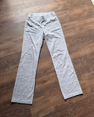 Juicy Couture Velour Embossed Logo Lounge Pants Gray Women’s XS Y2K thumbnail 1