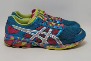 Women's Asics Gel Frantic 7 Athletic Sneakers Running Shoes Size 10 Blue Pink thumbnail 1