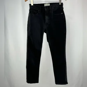 Everlane‎ The Original Cheeky Jean in Black Size 26 Crop thumbnail 8