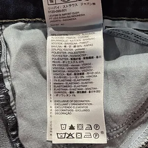 Levis Womens Jeans Cropped Zip Fly Blue Size 29 DZ thumbnail 3