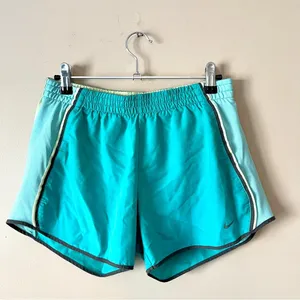 NIKE | DRI-FIT Teal Athletic Running Shorts Sz S thumbnail 2