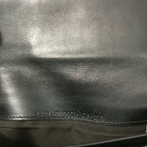 Fendi Zucchino Vintage Black Logo Flap Wallet Clutch with Silver Buckle EUC thumbnail 8