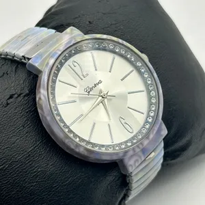 Geneva Pastel Iridescent Watch with Crystal-accented Bezel Working New Battery thumbnail 3