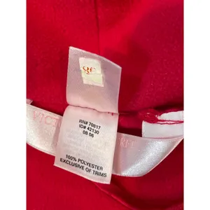 Victoria’s Secret Angels Red Satin Fleece Lined Robe Size XS/S Cozy Basic thumbnail 9