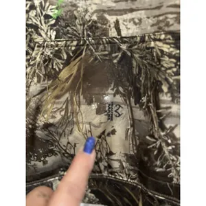 Realtree Tan/Green Pullover Long‎ Sleeve Hoodie Logo Graphic Size XL Unisex thumbnail 4