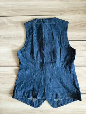 Market & Spruce Yaz Denim Vest Blue Size 0 NWT STITCH FIX thumbnail 5